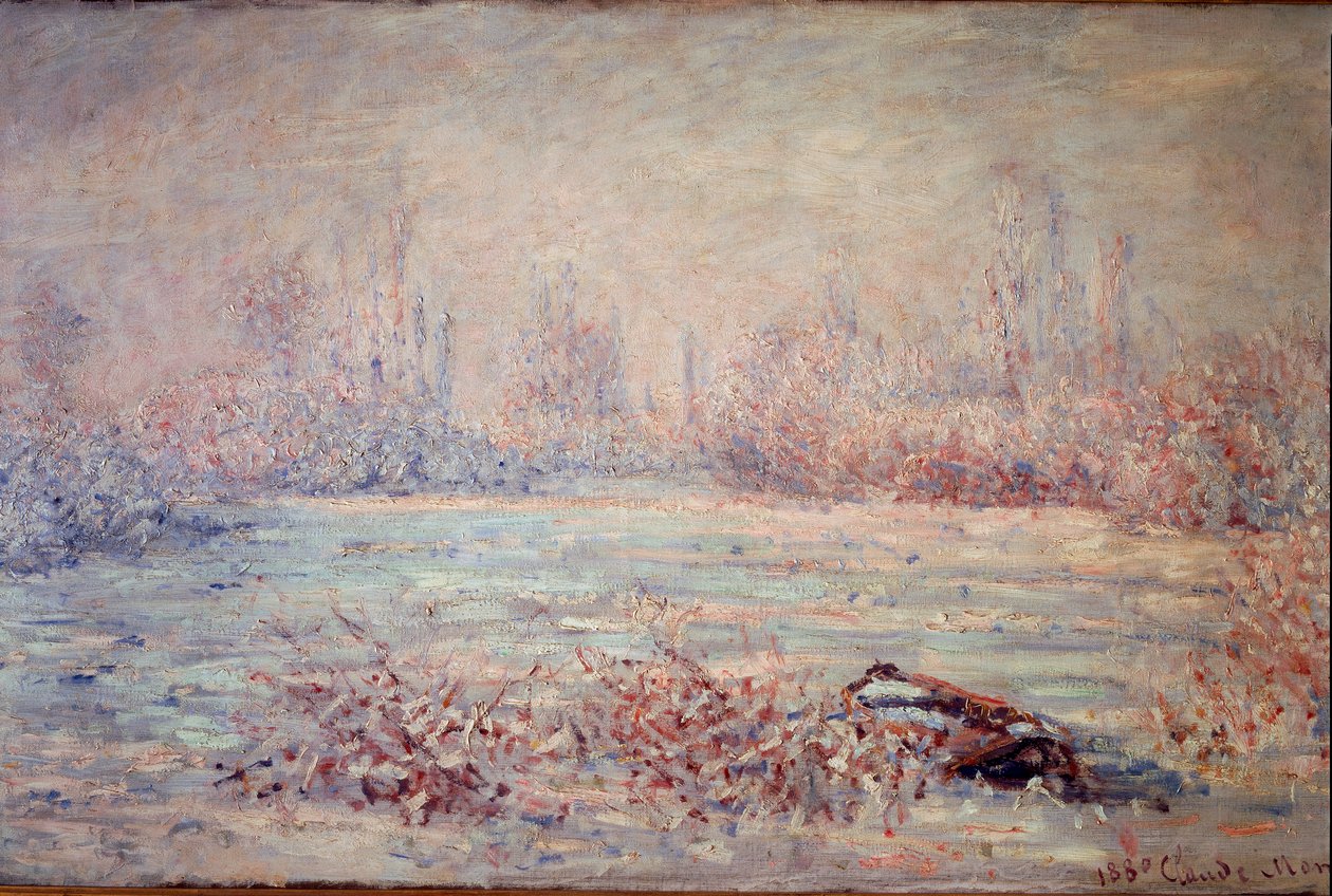 Vorst bij Vetheuil (detail) door Claude Monet