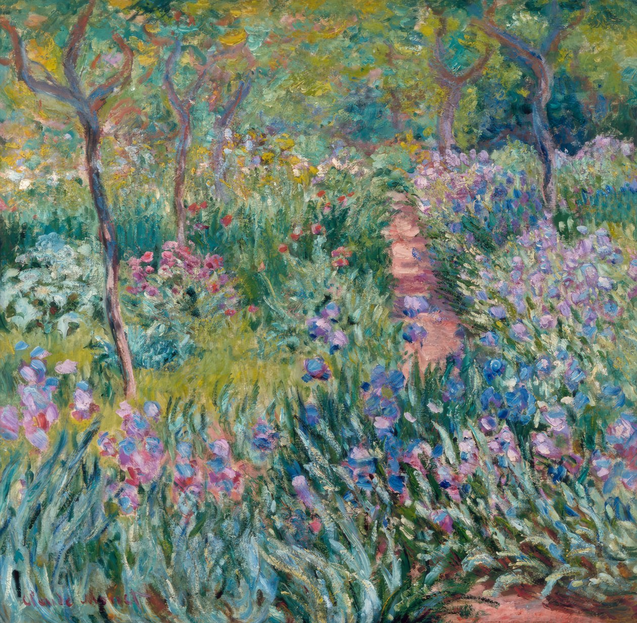 Giverny, de lente door Claude Monet