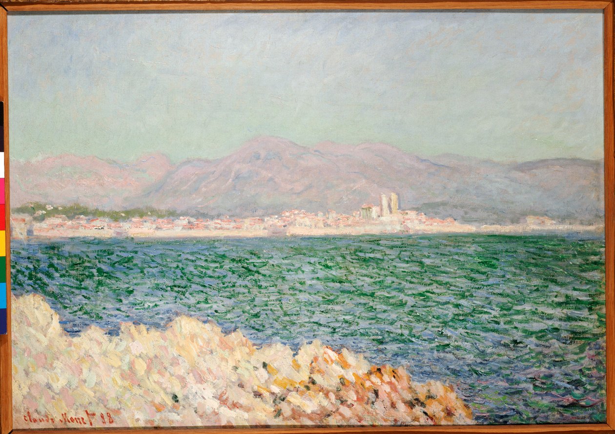 Golf van Antibes, 1888 door Claude Monet
