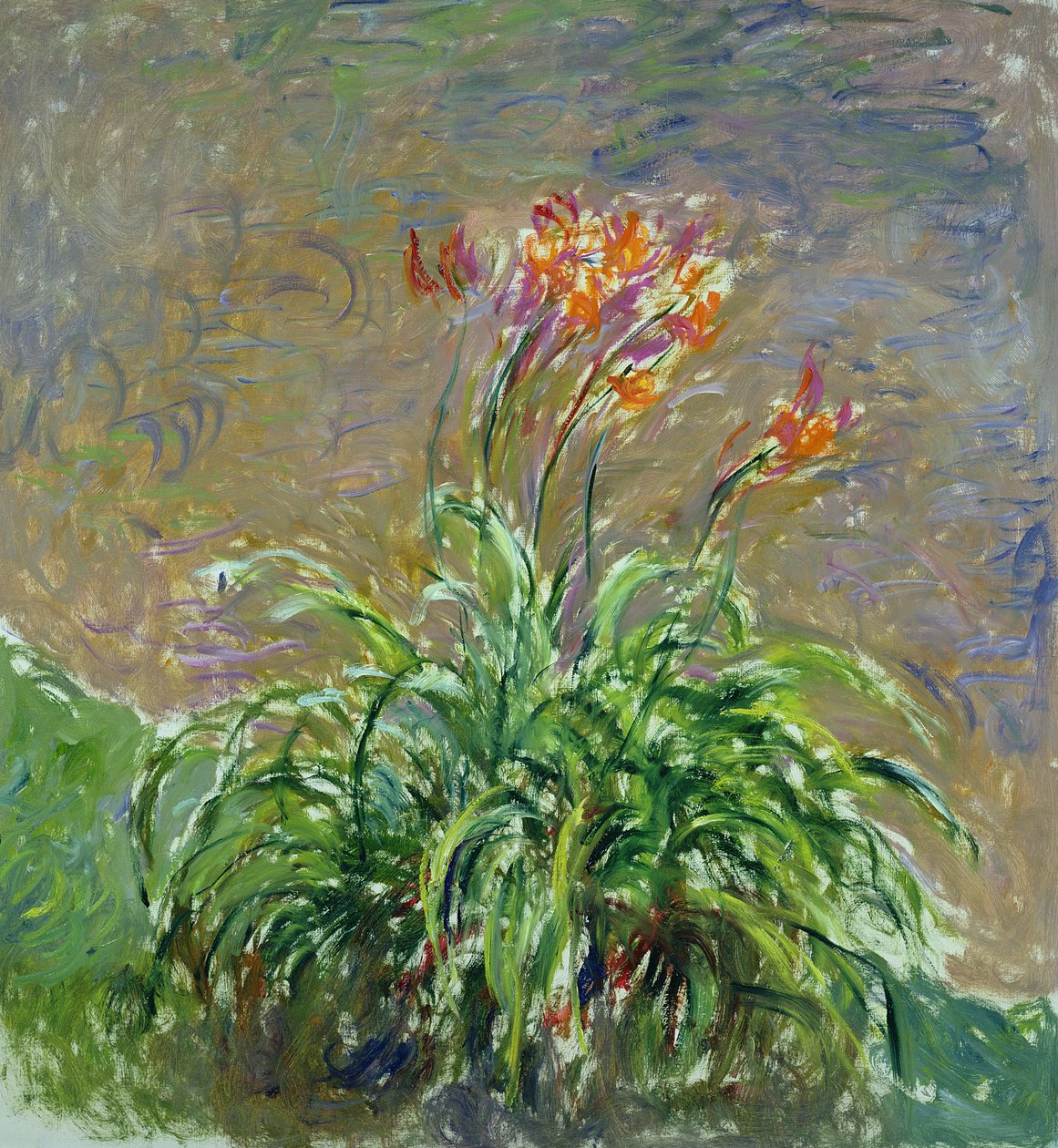 Hemerocallis, 1914-17 door Claude Monet