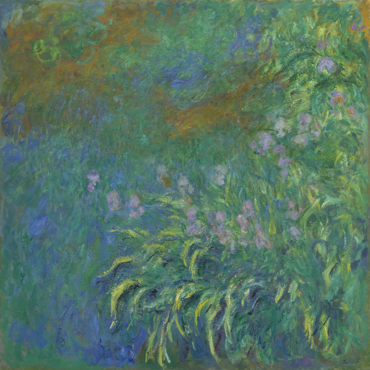 Iris door Claude Monet