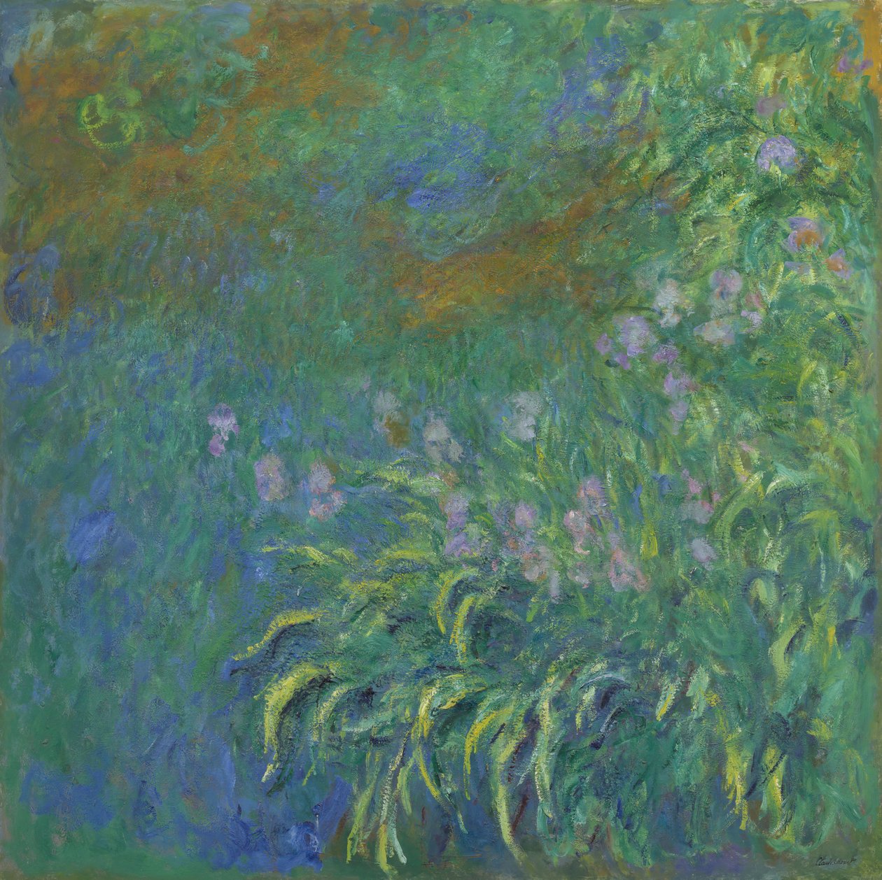 Iris door Claude Monet