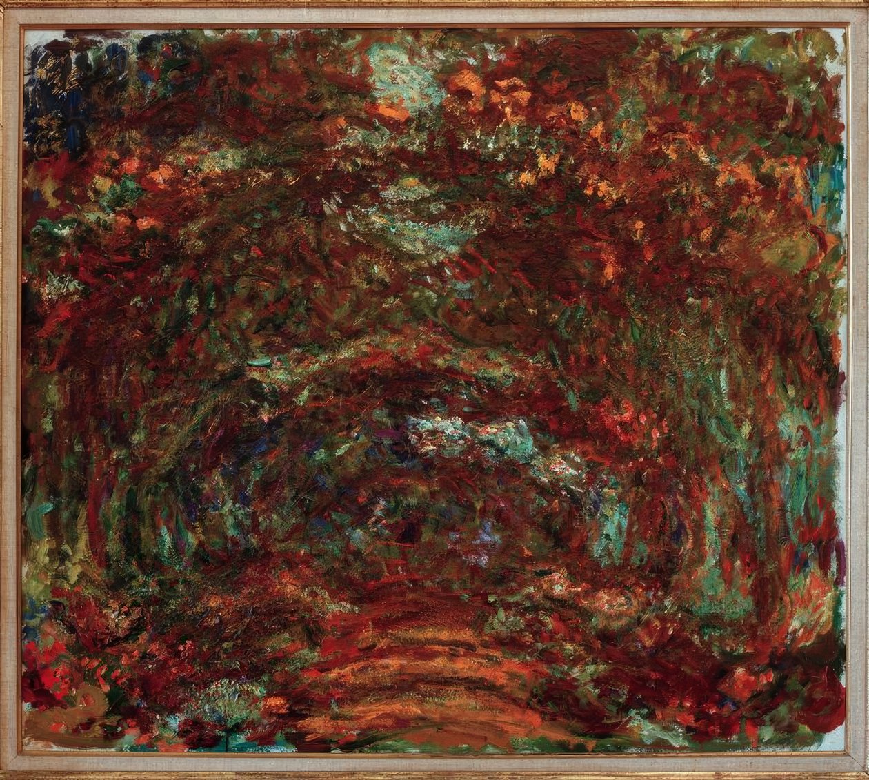 De Rozenlaan door Claude Monet