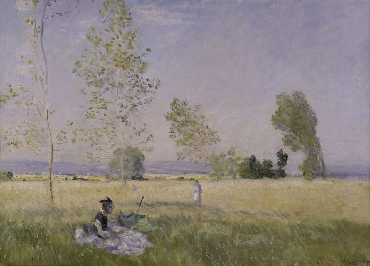 De zomer door Claude Monet