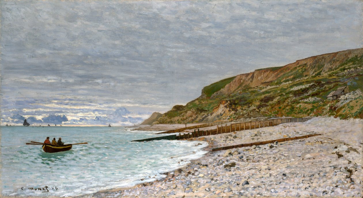 La Pointe de la Hève, Sainte-Adresse door Claude Monet