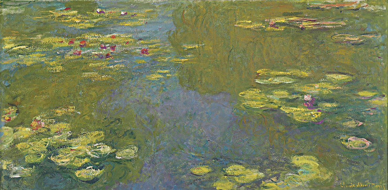 De vijver met waterlelies door Claude Monet