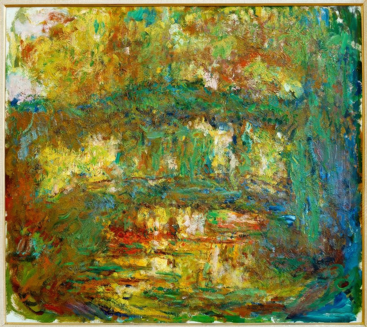 De Japanse Brug door Claude Monet