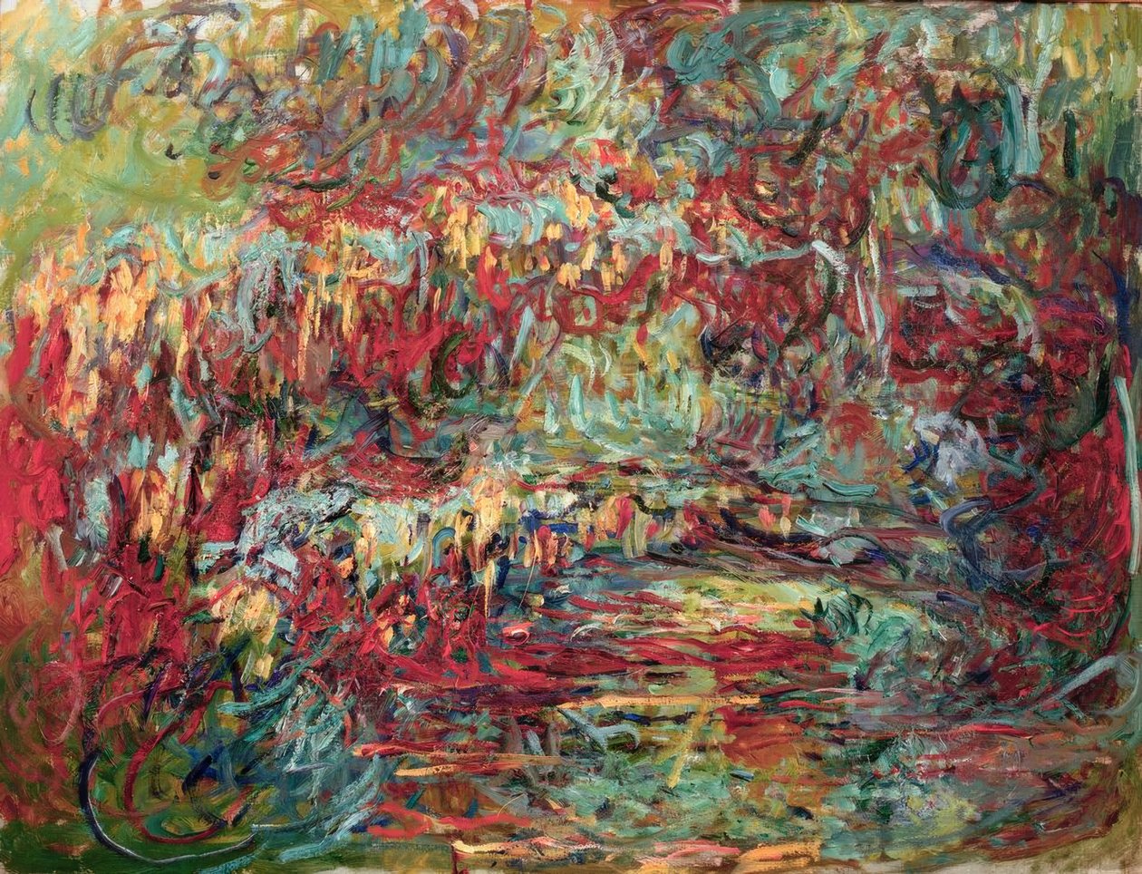 De Japanse Brug door Claude Monet