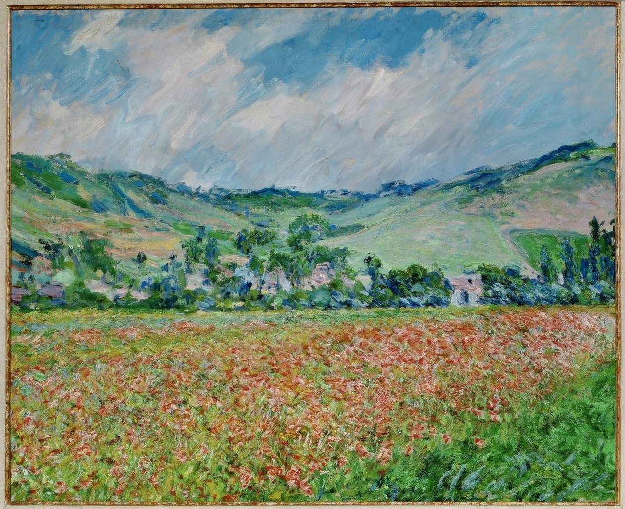 Klaprozenveld door Claude Monet