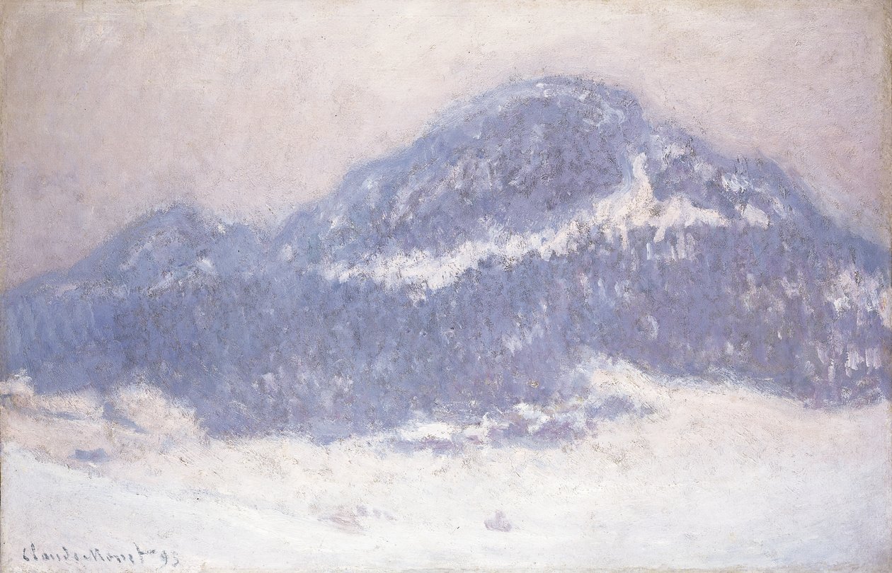 Mont Kolsaas, Mistig Weer, 1895 door Claude Monet