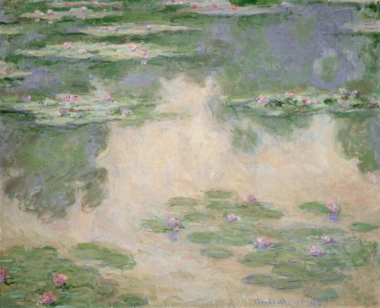 Waterlelies door Claude Monet