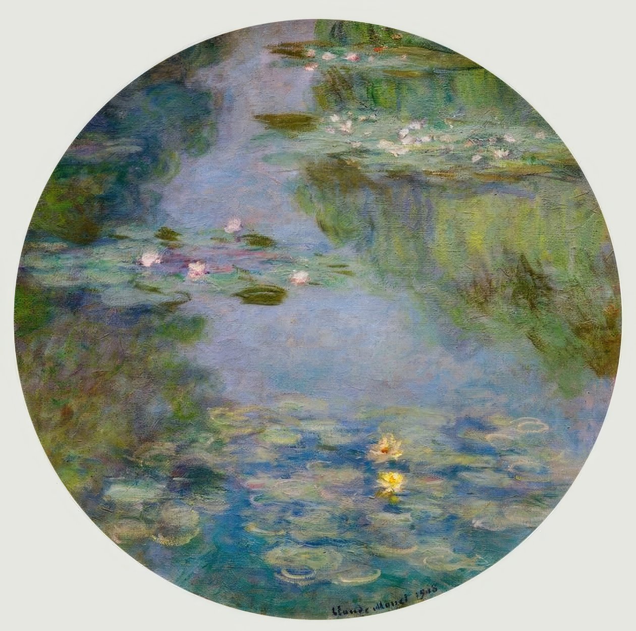 Waterlelies door Claude Monet