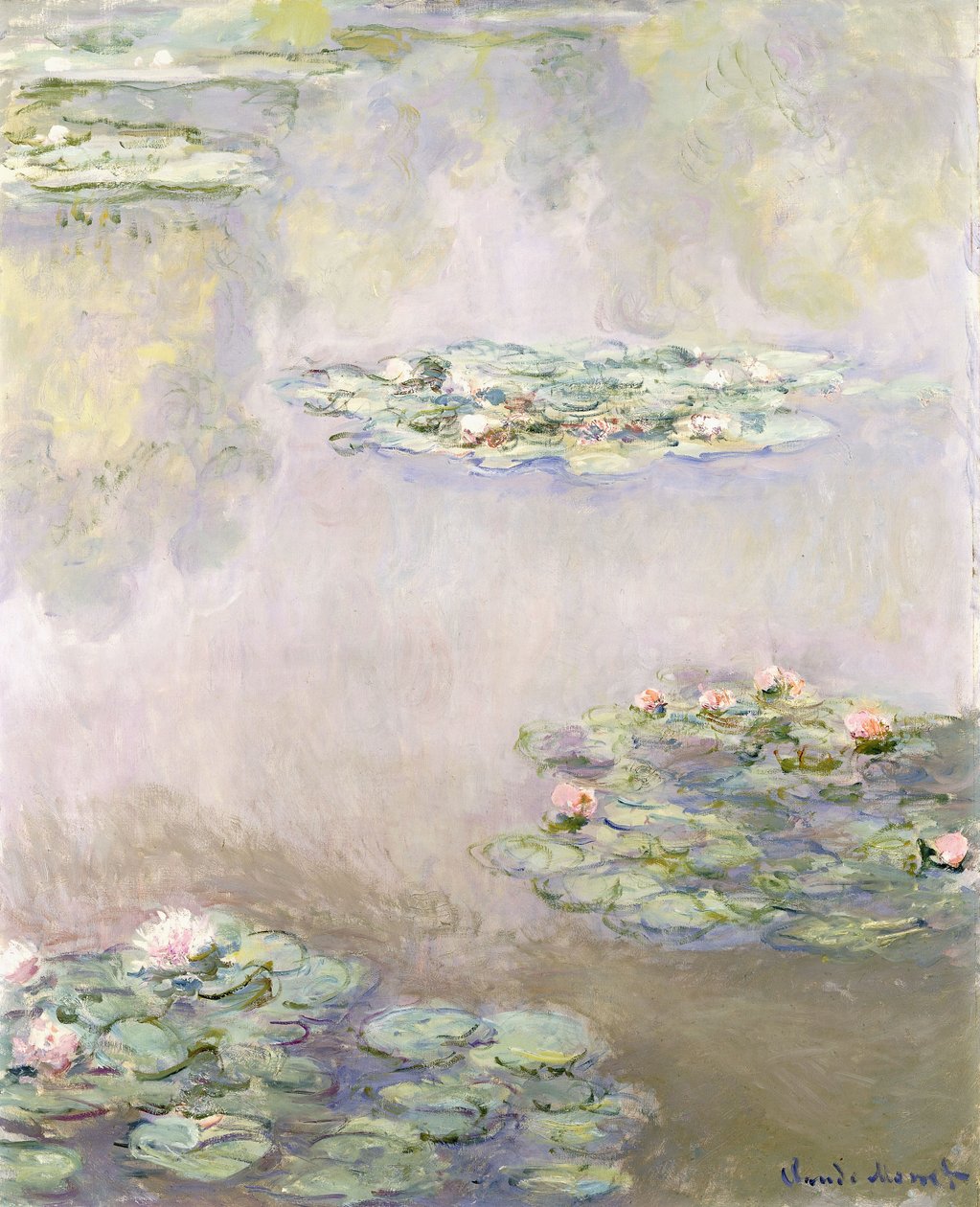 Nympheas, 1908 door Claude Monet