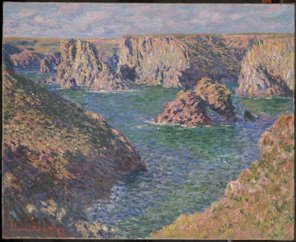 Port-Domois, Belle-Isle door Claude Monet