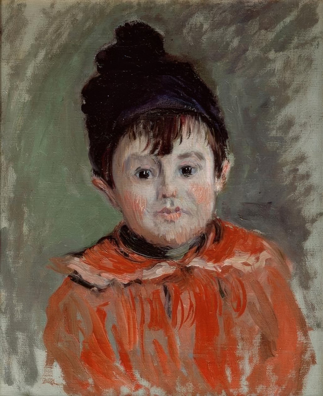 Portret van Michel met pomponmuts door Claude Monet