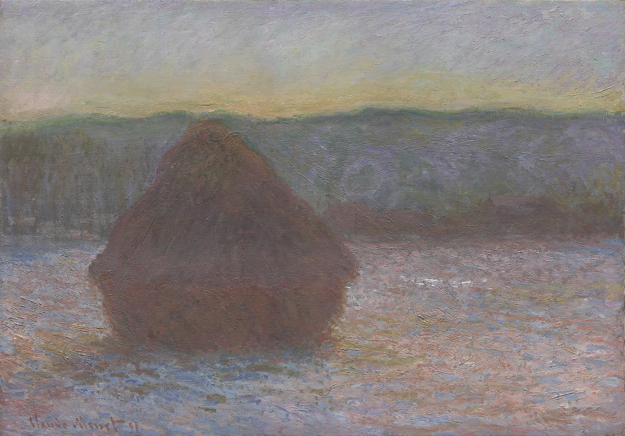 Stapel Tarwe door Claude Monet