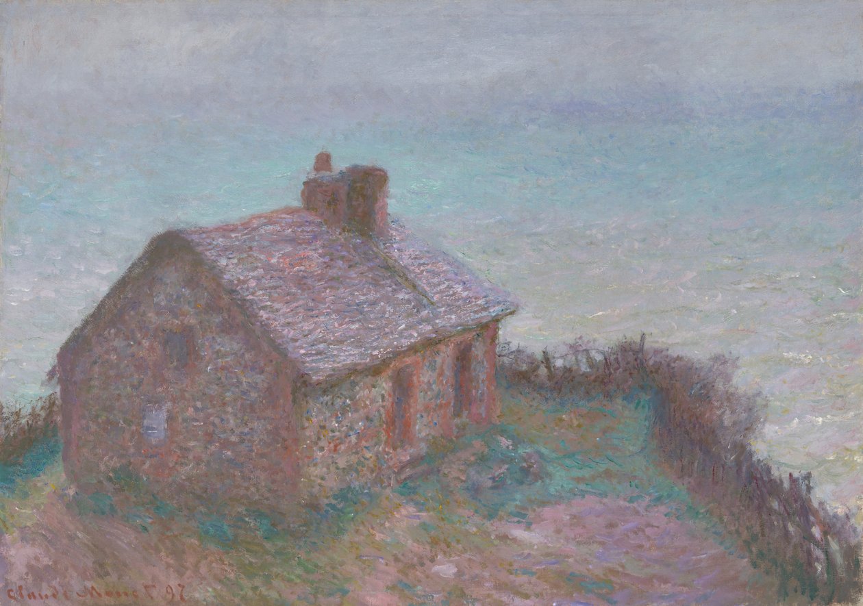 Het Douanehuis in Varengeville, 1897 door Claude Monet