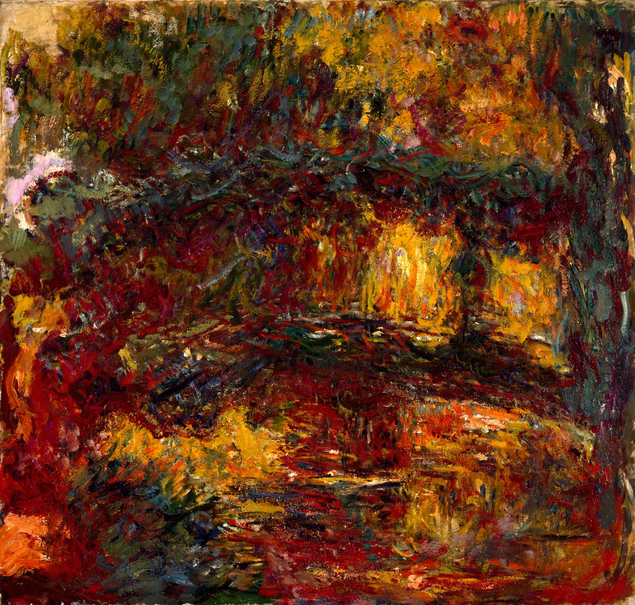 De Japanse Brug, 1923 door Claude Monet