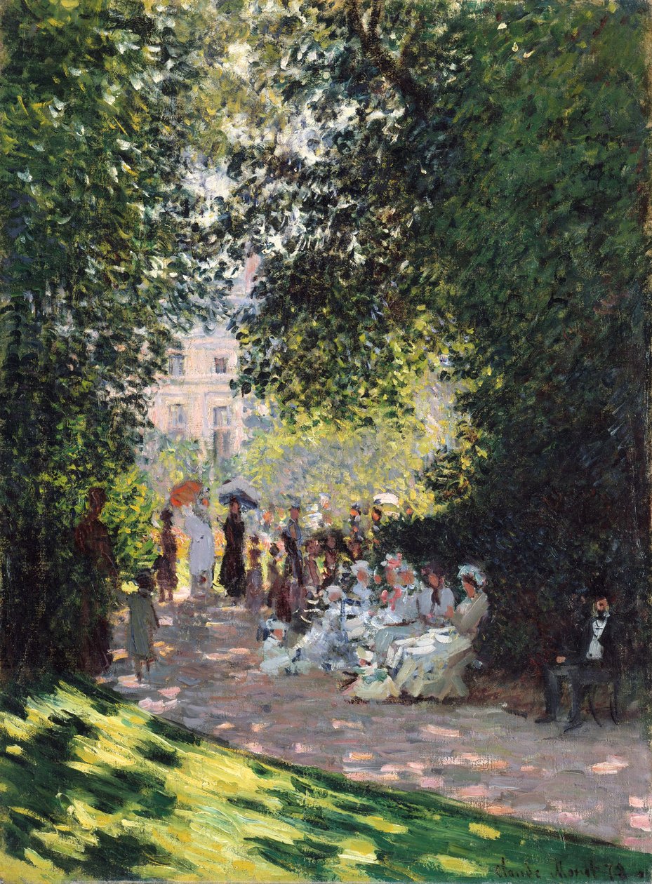 Het Parc Monceau door Claude Monet
