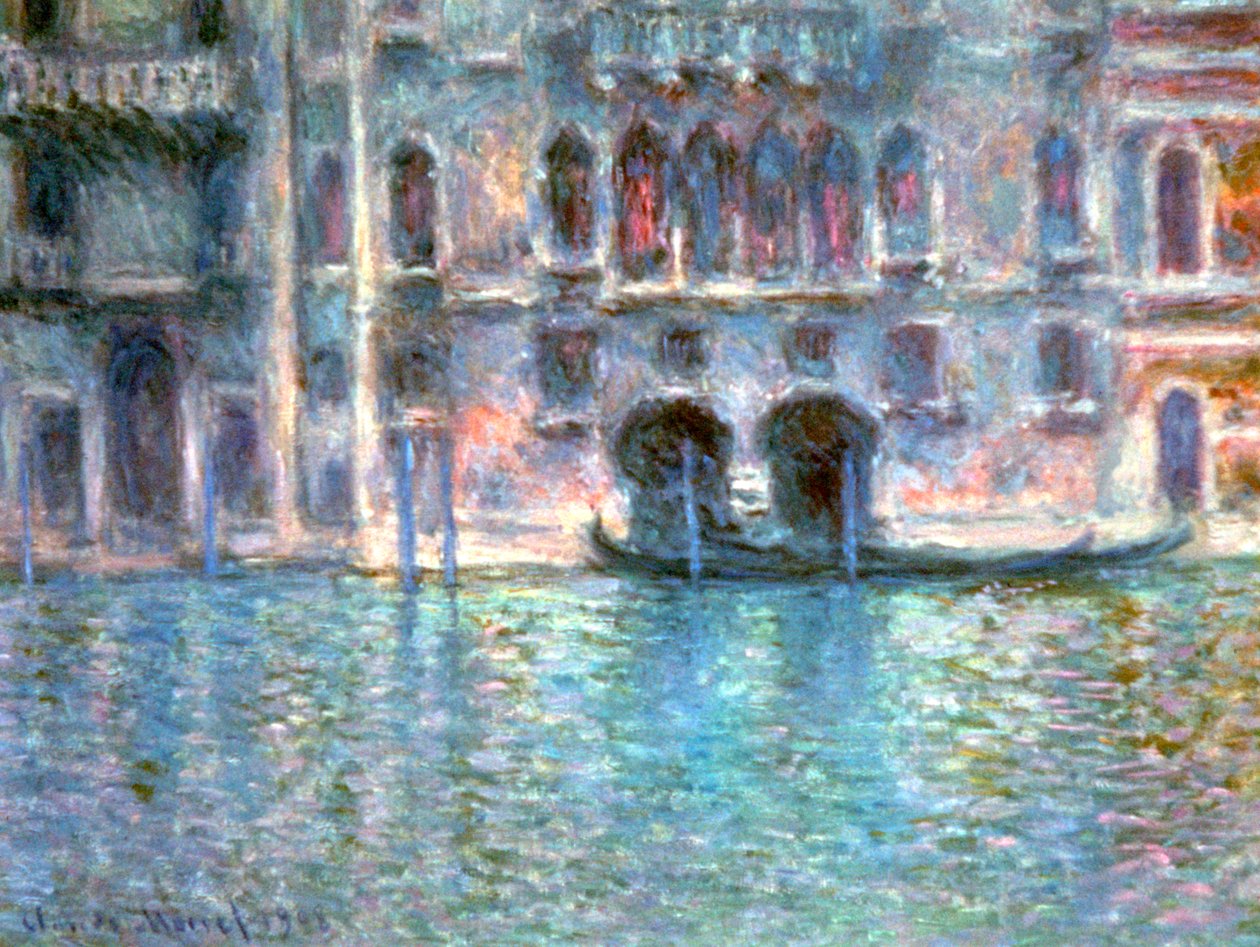 Venetië, Palazzo Da Mula door Claude Monet