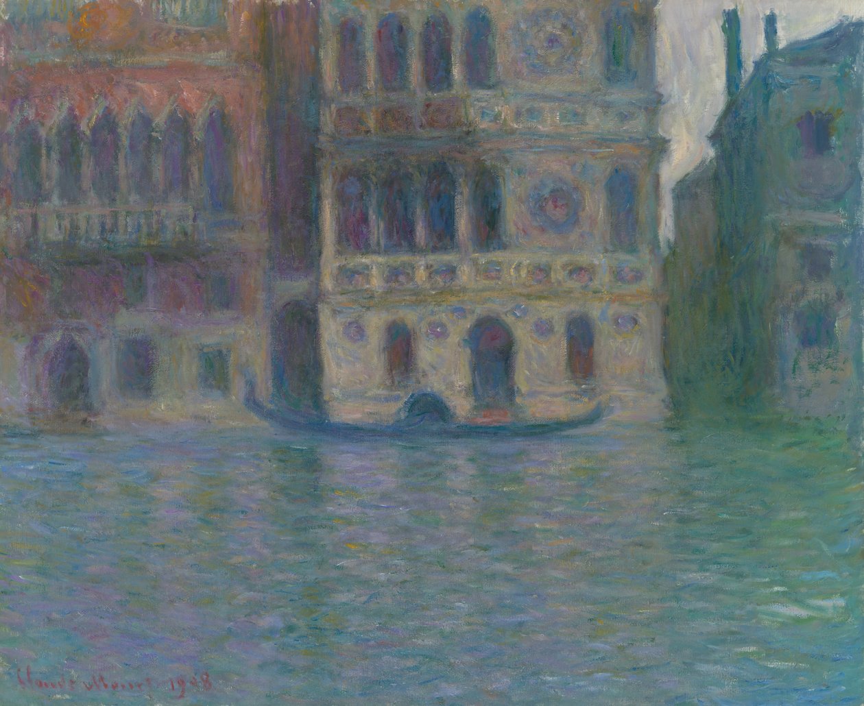 Venetië, Palazzo Dario door Claude Monet