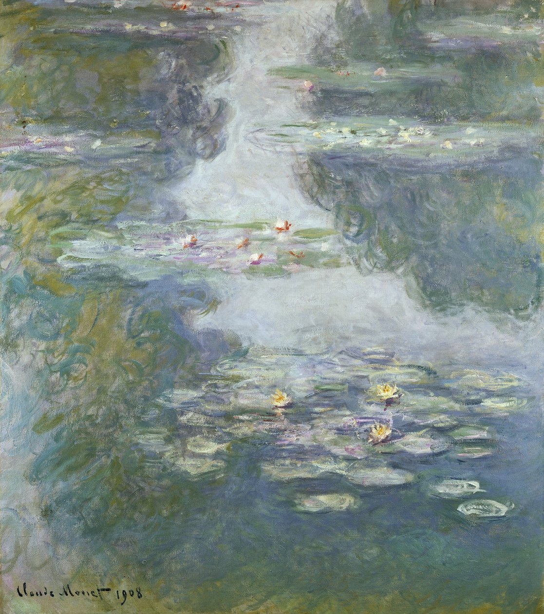 Waterlelies, Nympheas door Claude Monet