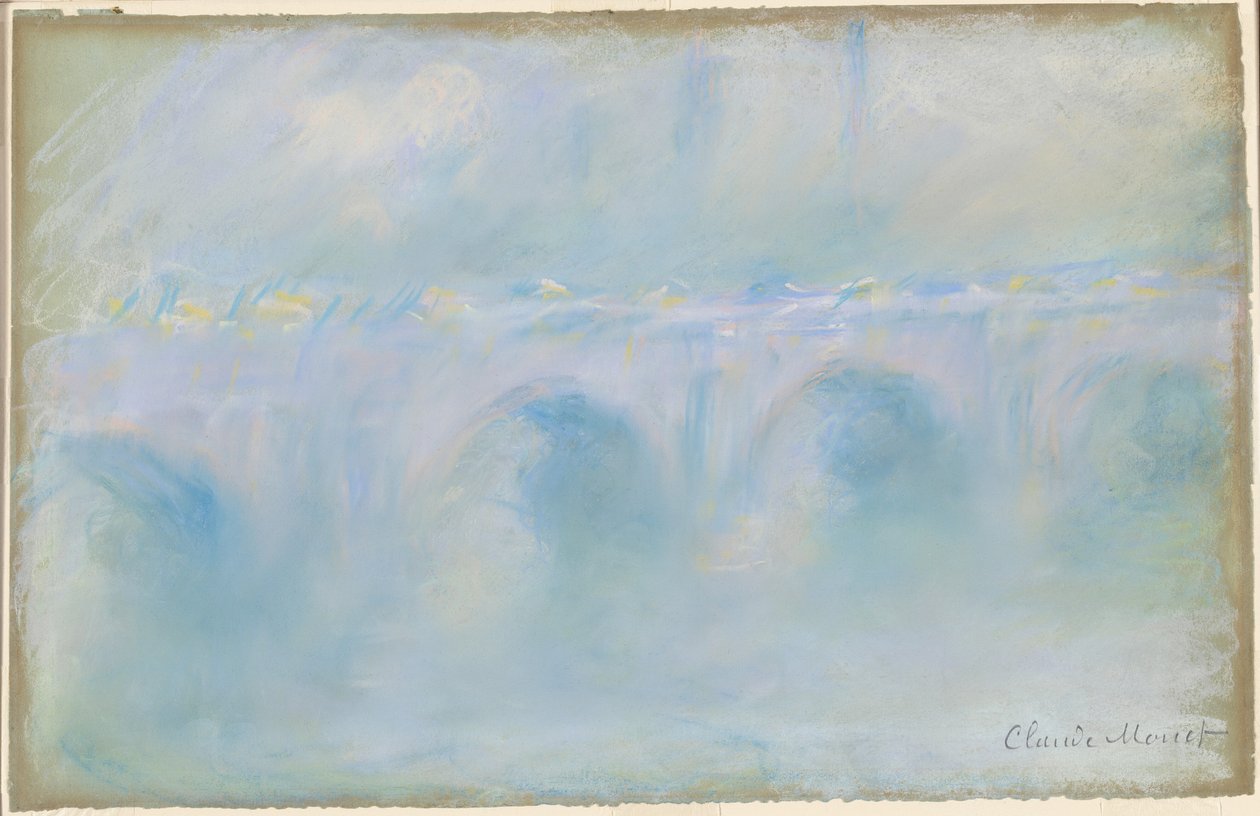 Waterloo Bridge door Claude Monet