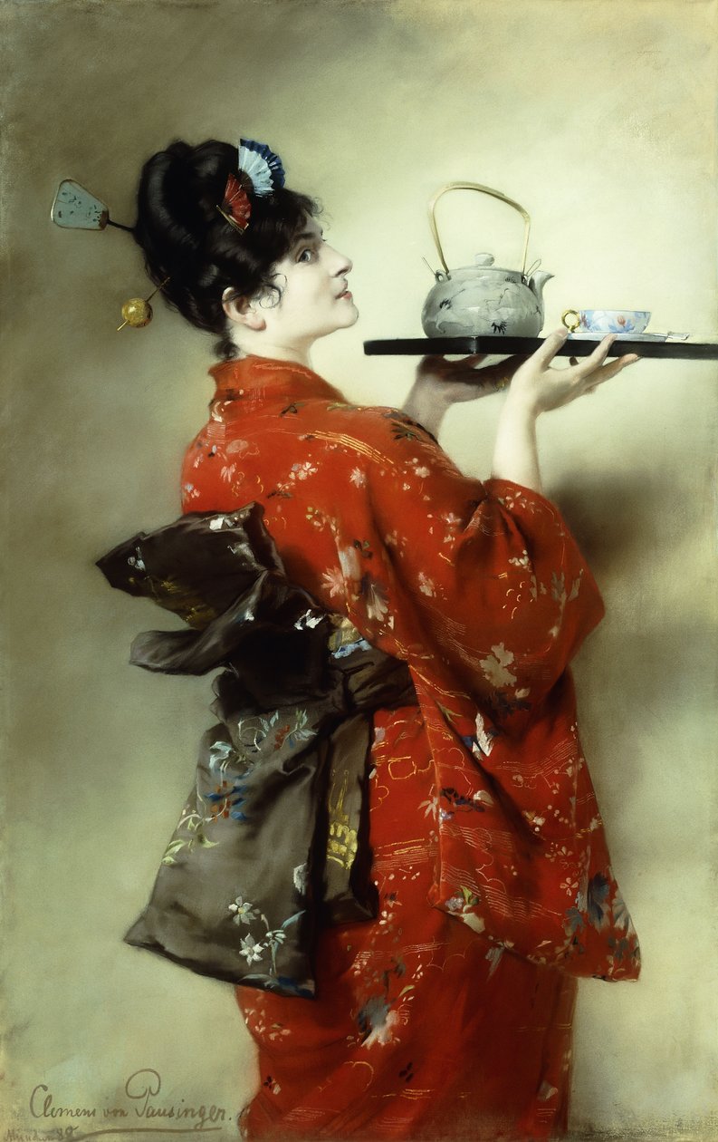 De Japanse Dame door Clemens von Pausinger
