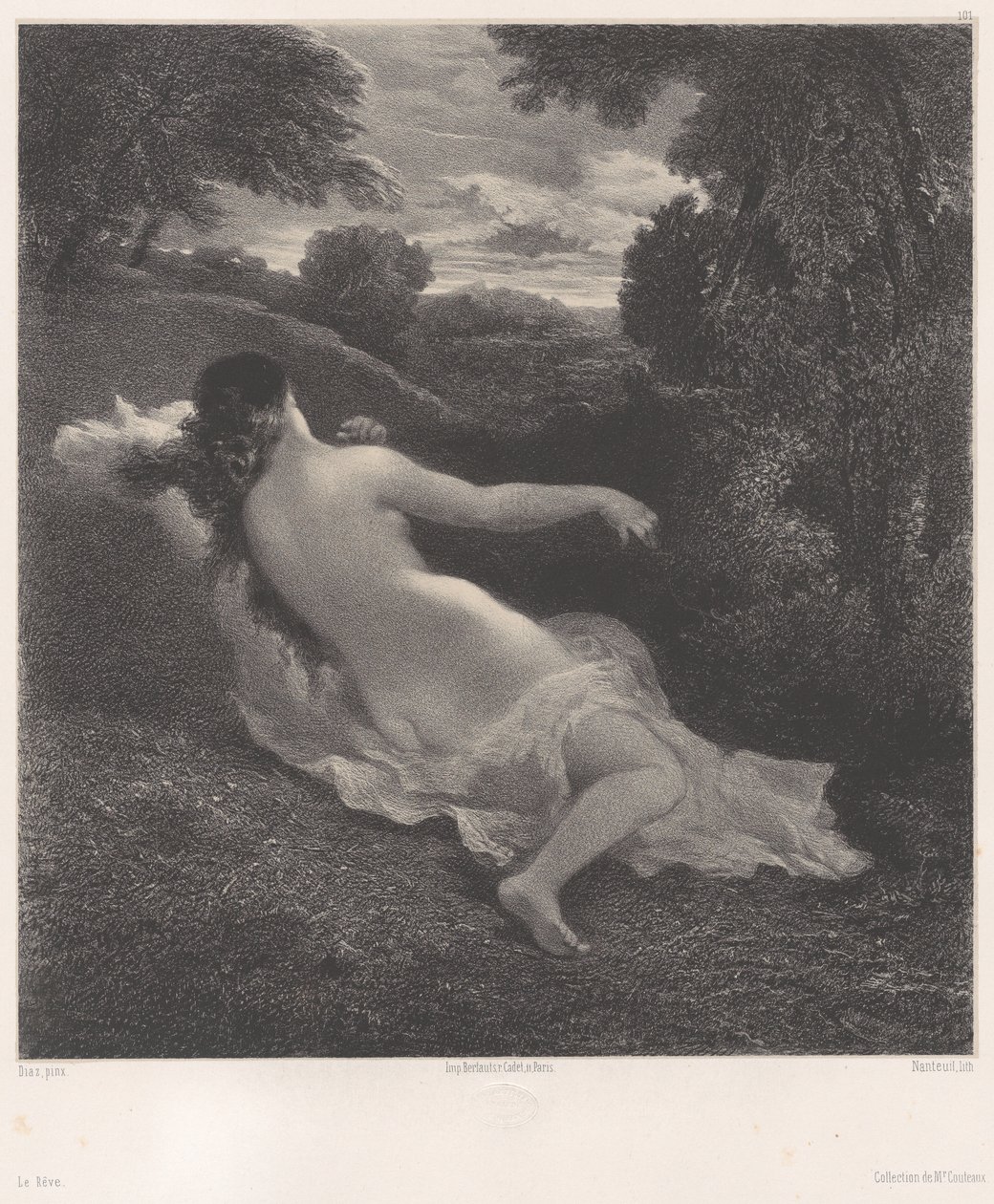 De Droom, ca. 1849-62 door Célestin Nanteuil