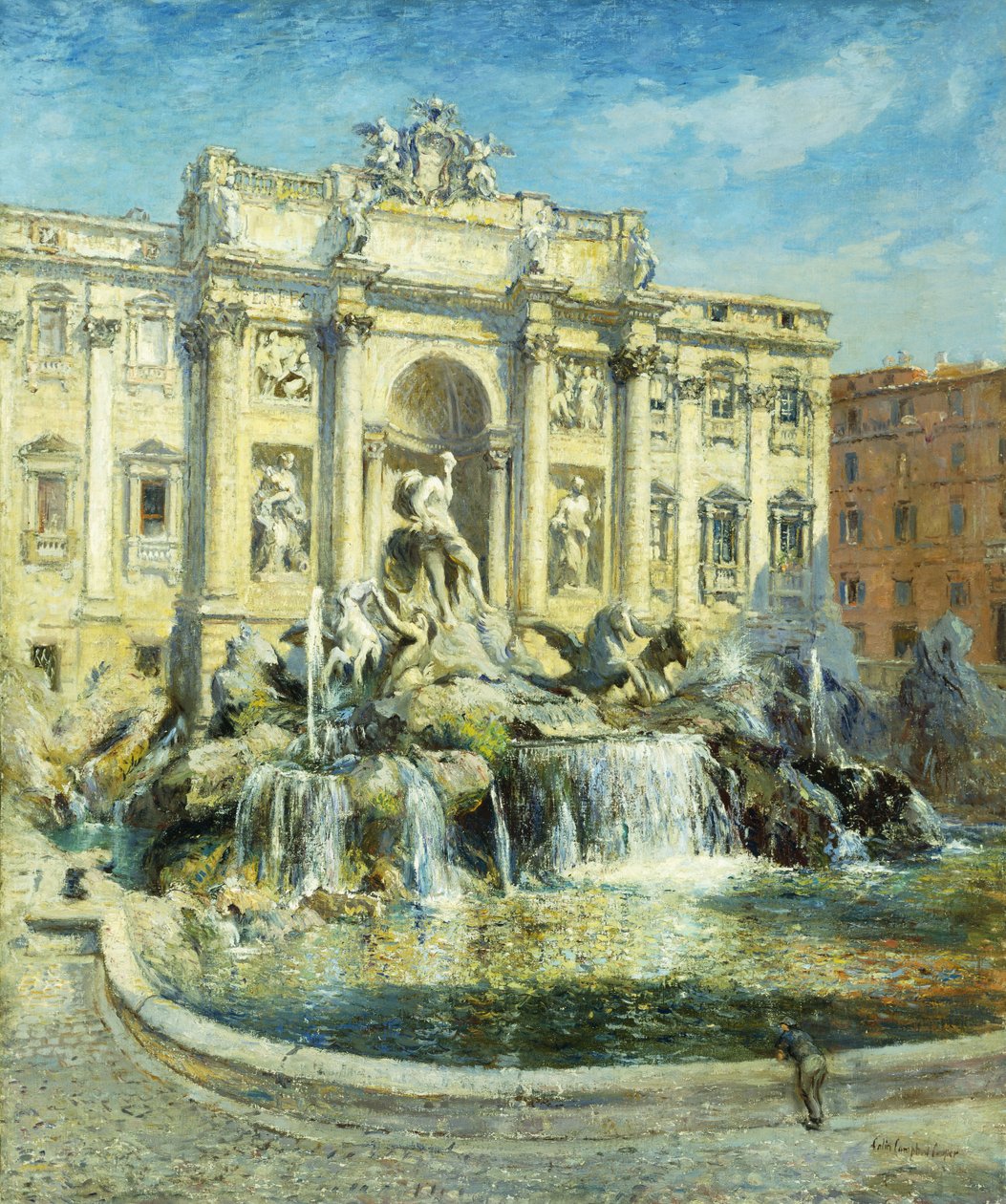 Trevifontein, Rome door Colin Campbell Cooper