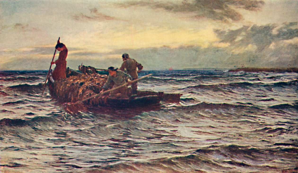 Hun enige oogst, ca. 1875, 1904 door Colin Hunter
