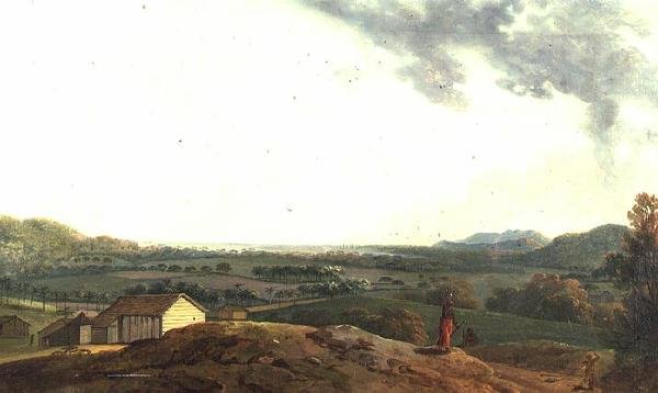 Een West-Indisch Uitzicht door Colonial School