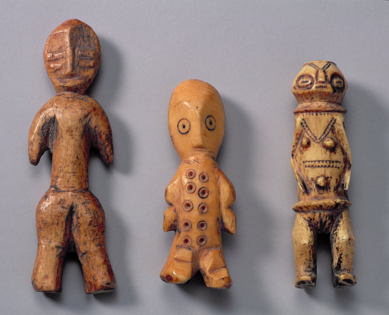 Antropomorfe Figuren door Congolese