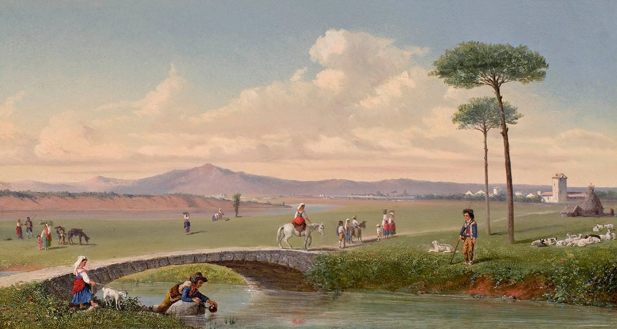 Uitzicht op Italië door Conrad Wise Chapman