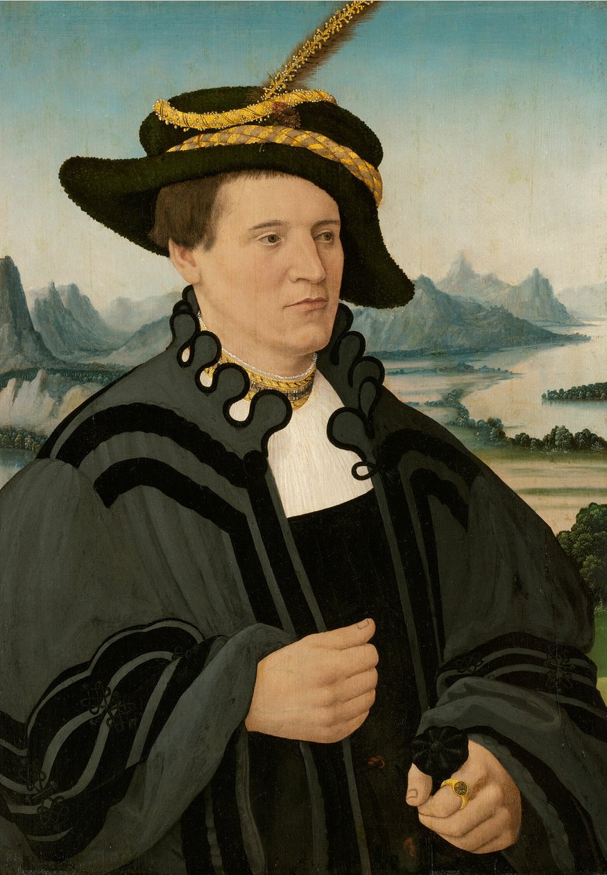 Portret van Fridrich Rorbach door Conrad Faber