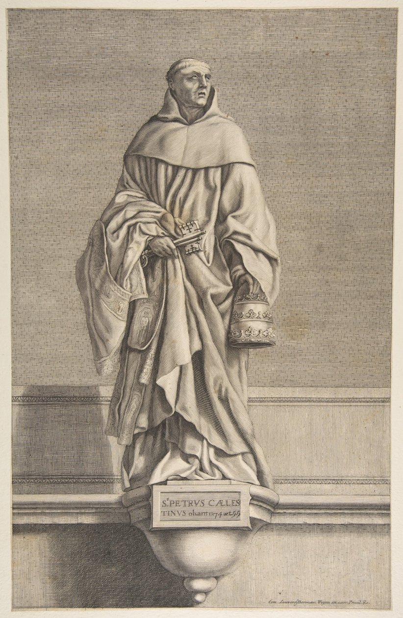 Sint Petrus Celestinus door Conrad Lauwers