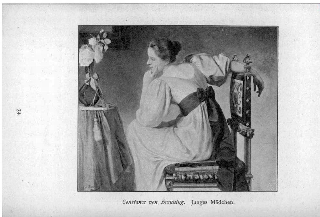 Jong meisje door Constance von Breuning