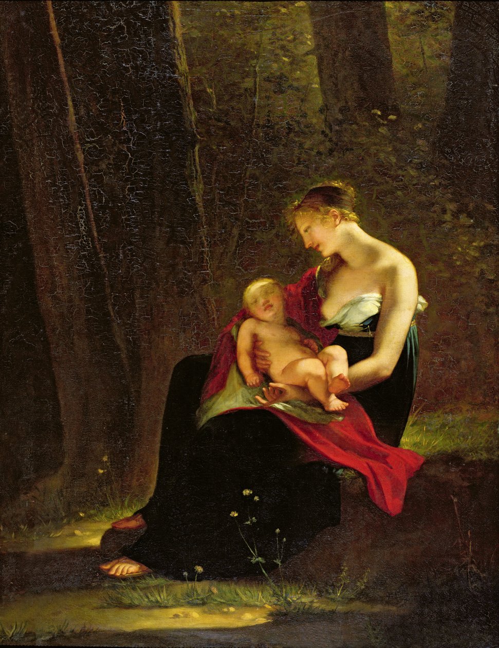 De Gelukkige Moeder door Constance Marie Mayer Lamartiniere