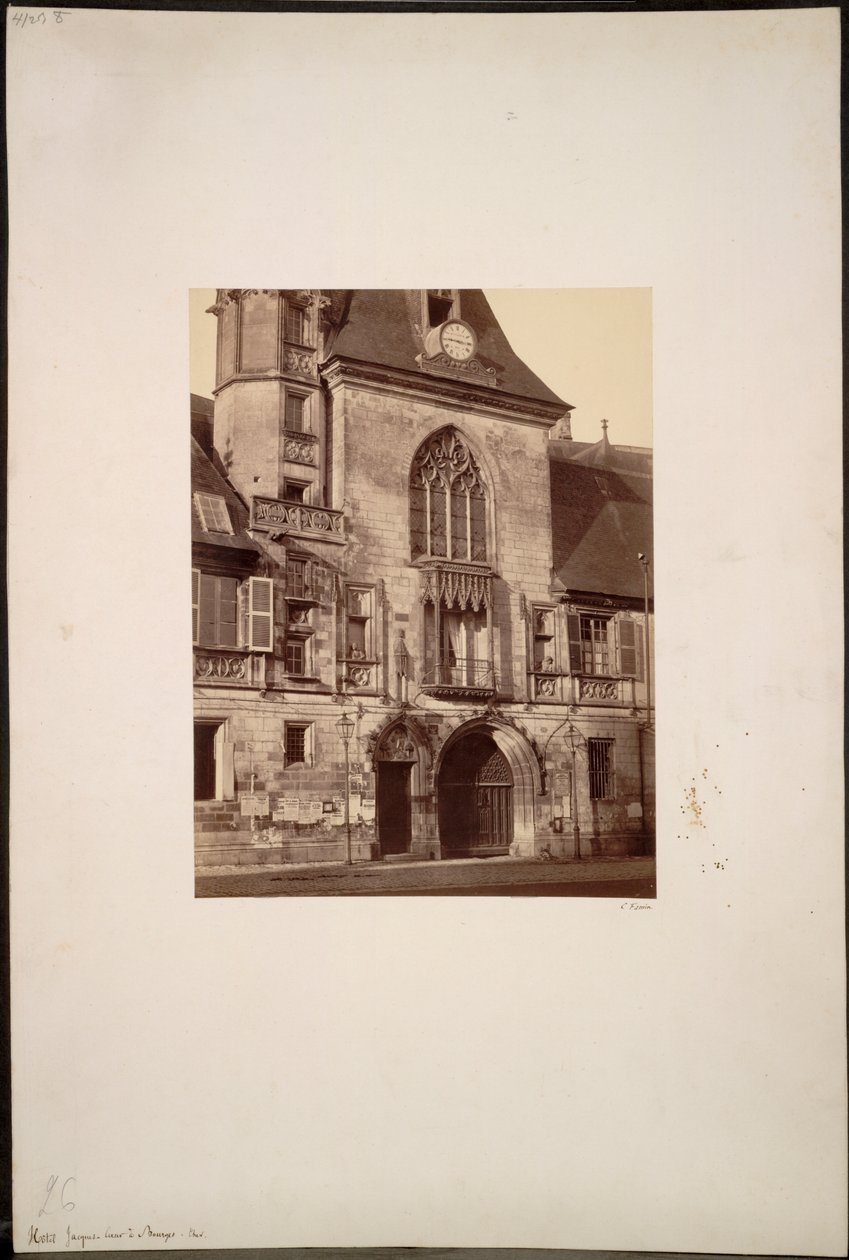 Hotel Jacques Coeur in Bourges door Constant Alexandre Famin