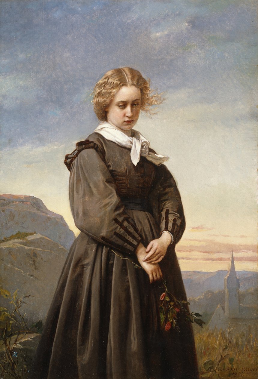 Melancholie van de liefde door Constant Mayer