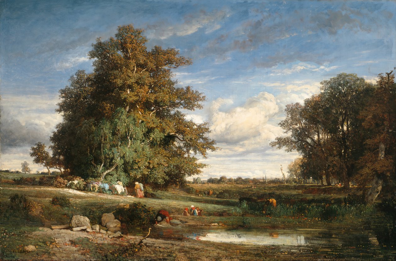 Het moeras, 1840 door Constant Troyon