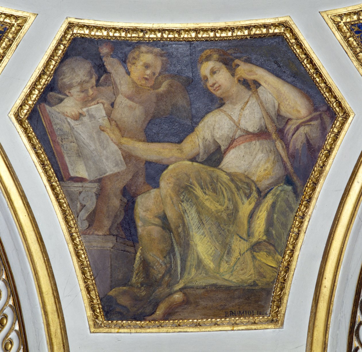 La Sapienza (de vier kardinale deugden) door Constantino Brumidi