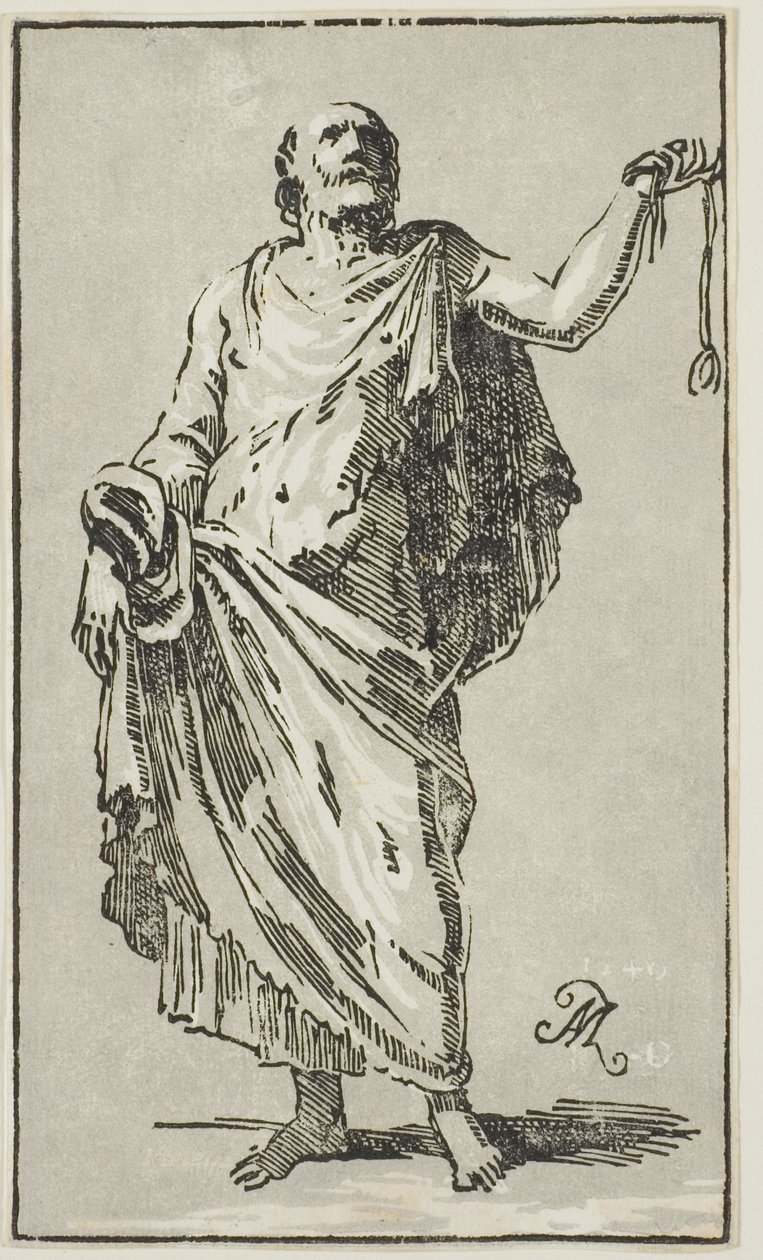 Een apostel door Conte Antonio Maria Zanetti the Elder