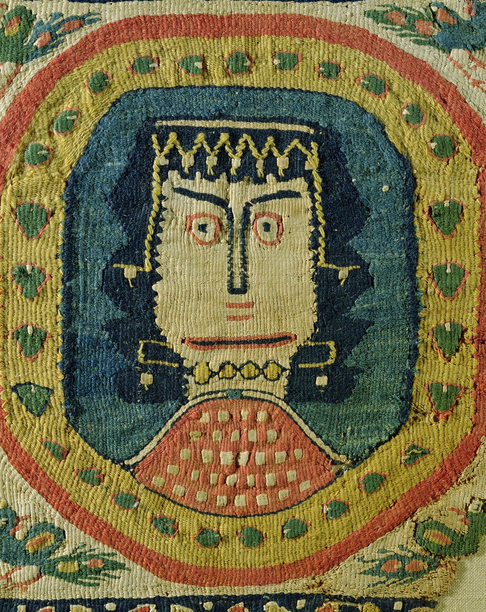 Vrouwelijke buste in een medaillon door Coptic