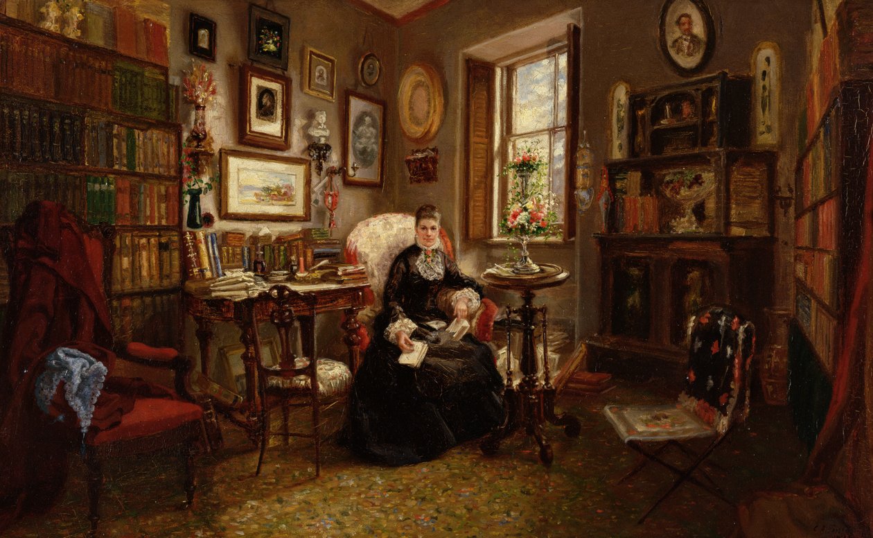 Mevrouw Martha J. Lamb, 1878 door Cornelia Adele Strong Fassett