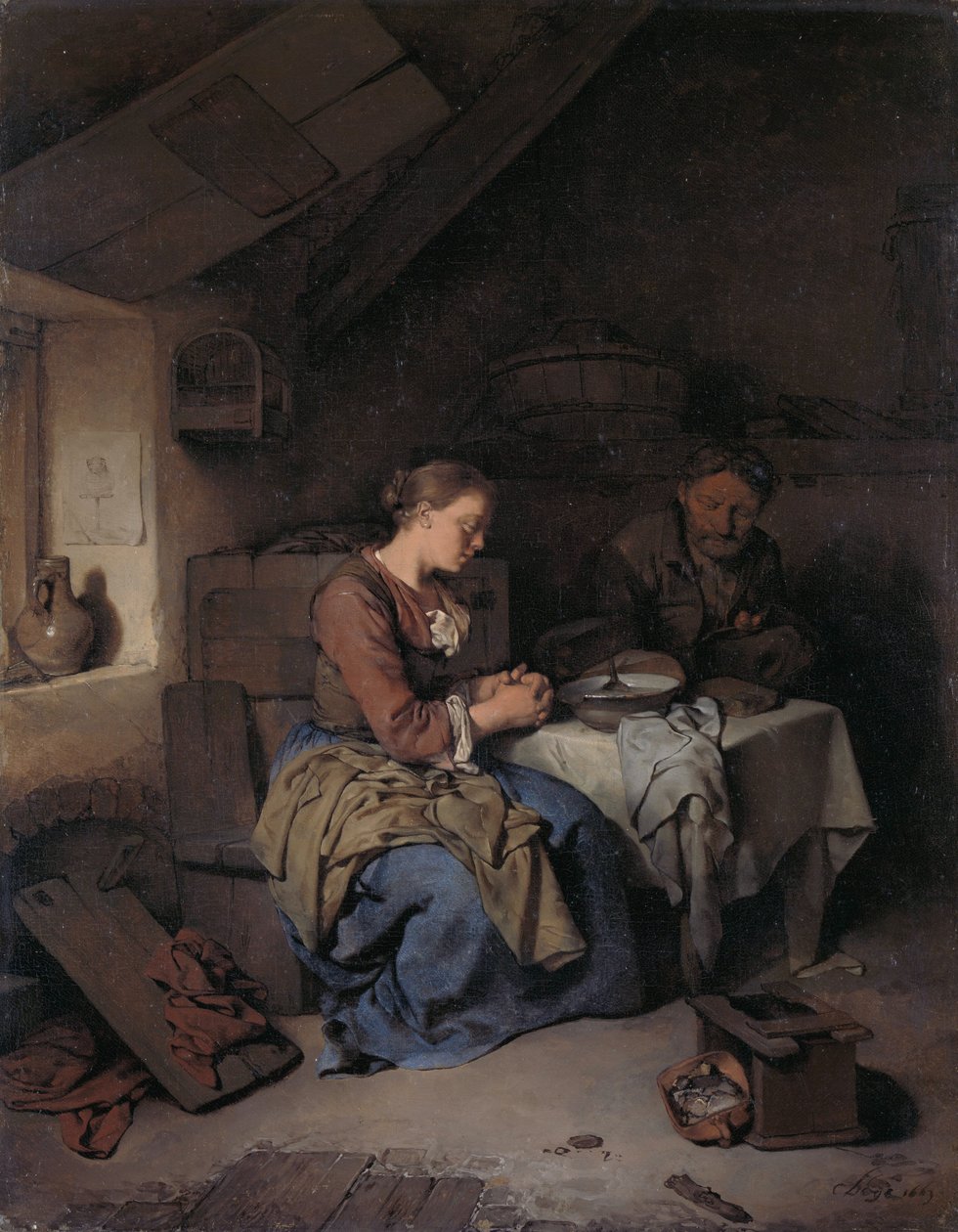 Dankgebed door Cornelis Pietersz Bega