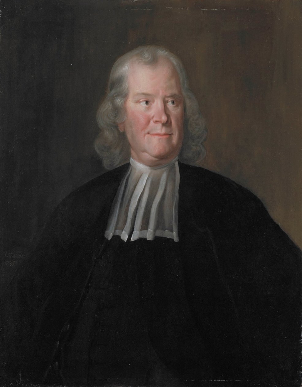 Portret van Herman Boerhaave (1668-1738) door Cornelis Troost