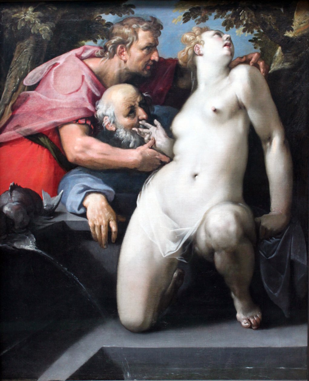Susanna en de ouderlingen door Cornelis van Haarlem