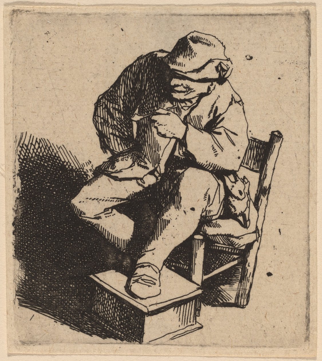 De roker door Cornelis Pietersz Bega