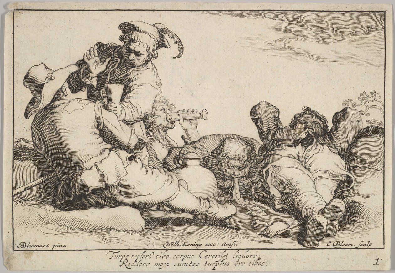 Pleziertjes van Bezigheid door Cornelis Bloemaert